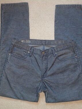 GAP Dark Blue Corduroy Skinny Jeans Mens Size 34×32
